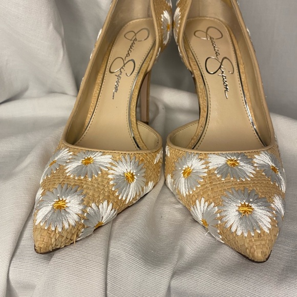 Size 8 Jessica Simpson Cassani Daisy Heel - Picture 5 of 6